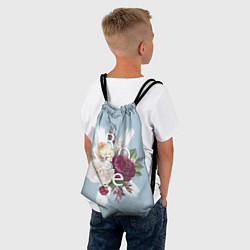 Рюкзак-мешок Flowers Rose, цвет: 3D-принт — фото 2