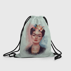 Рюкзак-мешок Фрида Кало де Ривера, цвет: 3D-принт