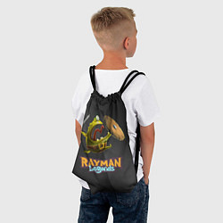 Рюкзак-мешок Rayman Legends Black, цвет: 3D-принт — фото 2