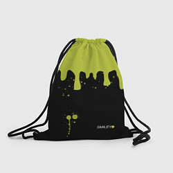 Рюкзак-мешок Smiley Смайл Брызги, цвет: 3D-принт