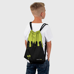 Рюкзак-мешок Smiley Смайл Брызги, цвет: 3D-принт — фото 2