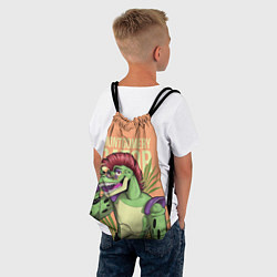 Рюкзак-мешок Аллигатор Монтгомери, цвет: 3D-принт — фото 2