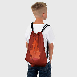 Рюкзак-мешок Эмбер-скаут Мондштада, цвет: 3D-принт — фото 2