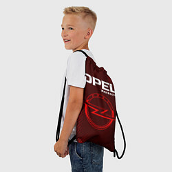 Рюкзак-мешок OPEL Pro Racing - Абстракция, цвет: 3D-принт — фото 2