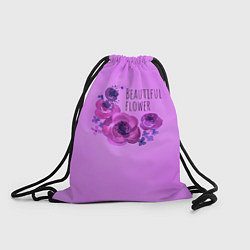 Рюкзак-мешок Beautiful flower, цвет: 3D-принт