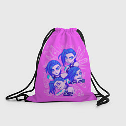 Рюкзак-мешок ДЖИНКС - JINX ARCANE, цвет: 3D-принт