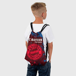 Рюкзак-мешок BAYERN Football Частицы, цвет: 3D-принт — фото 2