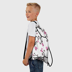 Рюкзак-мешок Цветущий шиповник, цвет: 3D-принт — фото 2