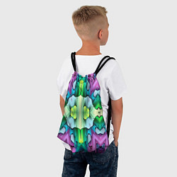 Рюкзак-мешок Калейдоскоп паттерн, цвет: 3D-принт — фото 2