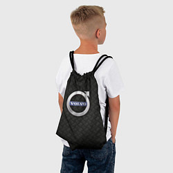 Рюкзак-мешок Обновленный металлический логотип VOLVO, цвет: 3D-принт — фото 2