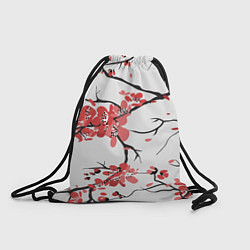 Рюкзак-мешок Распустившиеся цветы, цвет: 3D-принт