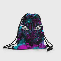 Рюкзак-мешок ГЛАЗА АКАЗЫ ГЛИТЧ, цвет: 3D-принт