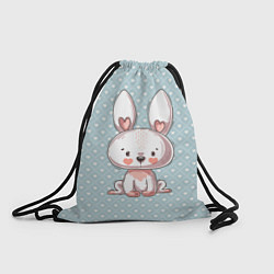 Рюкзак-мешок Маленький зайчик, цвет: 3D-принт
