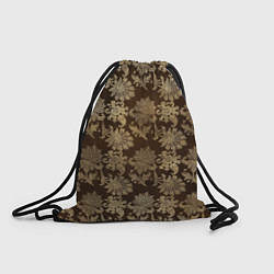 Рюкзак-мешок Ретро узоры - паттерн цветы, цвет: 3D-принт