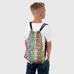 Рюкзак-мешок FamousNiki патерн, цвет: 3D-принт — фото 2