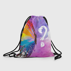 Рюкзак-мешок Где пол бабочки?, цвет: 3D-принт