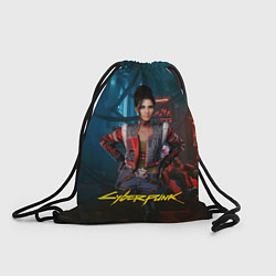 Рюкзак-мешок Panam Cyberpunk2077 Панам, цвет: 3D-принт