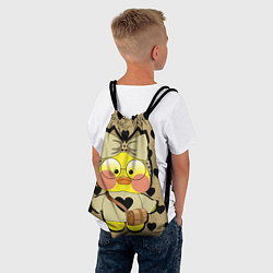 Рюкзак-мешок Лалафанфан с сердцах, цвет: 3D-принт — фото 2