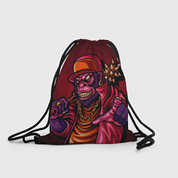 Рюкзак-мешок Горилла с битой, цвет: 3D-принт