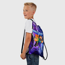 Рюкзак-мешок Minecraft Neon, цвет: 3D-принт — фото 2