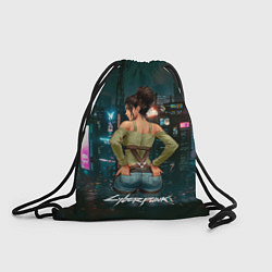 Рюкзак-мешок Panam Панам Cyberpunk2077, цвет: 3D-принт