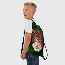 Рюкзак-мешок Хип-хоп собачка, цвет: 3D-принт — фото 2