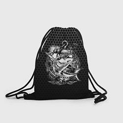 Рюкзак-мешок Рыба и якорь, цвет: 3D-принт