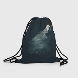 Рюкзак-мешок Душа природы - волк, цвет: 3D-принт