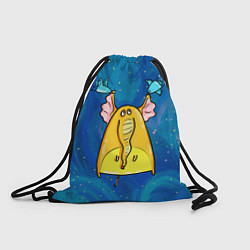 Рюкзак-мешок Птички тащат слона за уши, цвет: 3D-принт