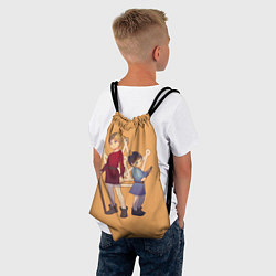 Рюкзак-мешок Daida & Bojji, цвет: 3D-принт — фото 2