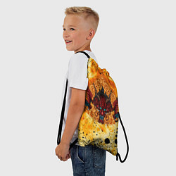 Рюкзак-мешок ЯПОНСКИЙ ОГНЕННЫЙ ДРАКОН, цвет: 3D-принт — фото 2