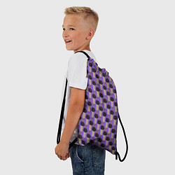 Рюкзак-мешок Свидетель из Фрязино фиолетовый, цвет: 3D-принт — фото 2