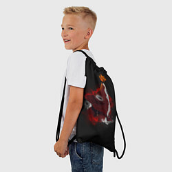 Рюкзак-мешок Fox and butterfly, цвет: 3D-принт — фото 2