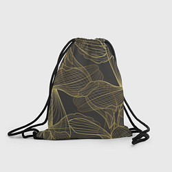 Рюкзак-мешок Цветы, линии, узоры, цвет: 3D-принт