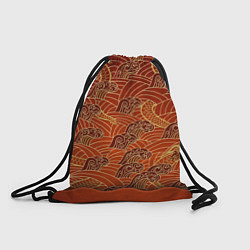 Рюкзак-мешок Япония Волны, цвет: 3D-принт