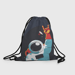 Рюкзак-мешок Космос Поехали!, цвет: 3D-принт