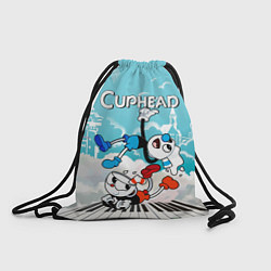 Рюкзак-мешок Cuphead 2 чашечки, цвет: 3D-принт