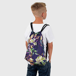 Рюкзак-мешок Цветы Красочный Букет, цвет: 3D-принт — фото 2