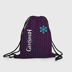 Рюкзак-мешок GENSHIN IMPACT - КРИО - Графика, цвет: 3D-принт