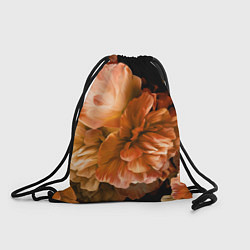 Рюкзак-мешок Цветы Пионы, цвет: 3D-принт