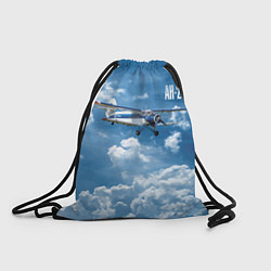 Рюкзак-мешок Самолет Ан-2, цвет: 3D-принт