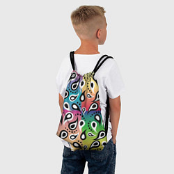 Рюкзак-мешок Well paisley pattern, цвет: 3D-принт — фото 2