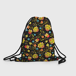 Рюкзак-мешок Мелкая хохлома, цвет: 3D-принт