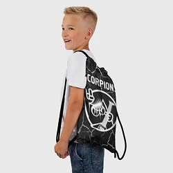 Рюкзак-мешок Scorpions КОТ Трещины, цвет: 3D-принт — фото 2