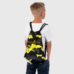 Рюкзак-мешок Counter-Strike Global Offensive Камуфляж Чёрно-Жёл, цвет: 3D-принт — фото 2