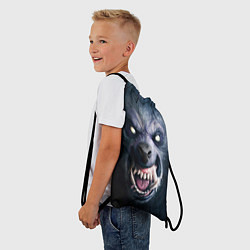 Рюкзак-мешок Оборотень - Волк, цвет: 3D-принт — фото 2
