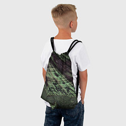 Рюкзак-мешок Камуфляжный змеиный фрактал, цвет: 3D-принт — фото 2