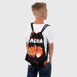 Рюкзак-мешок Елена ЛИСИЧКА Милитари, цвет: 3D-принт — фото 2