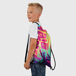 Рюкзак-мешок Хиппи вайб, цвет: 3D-принт — фото 2