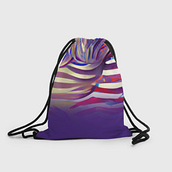 Рюкзак-мешок Красочные полосы, цвет: 3D-принт
